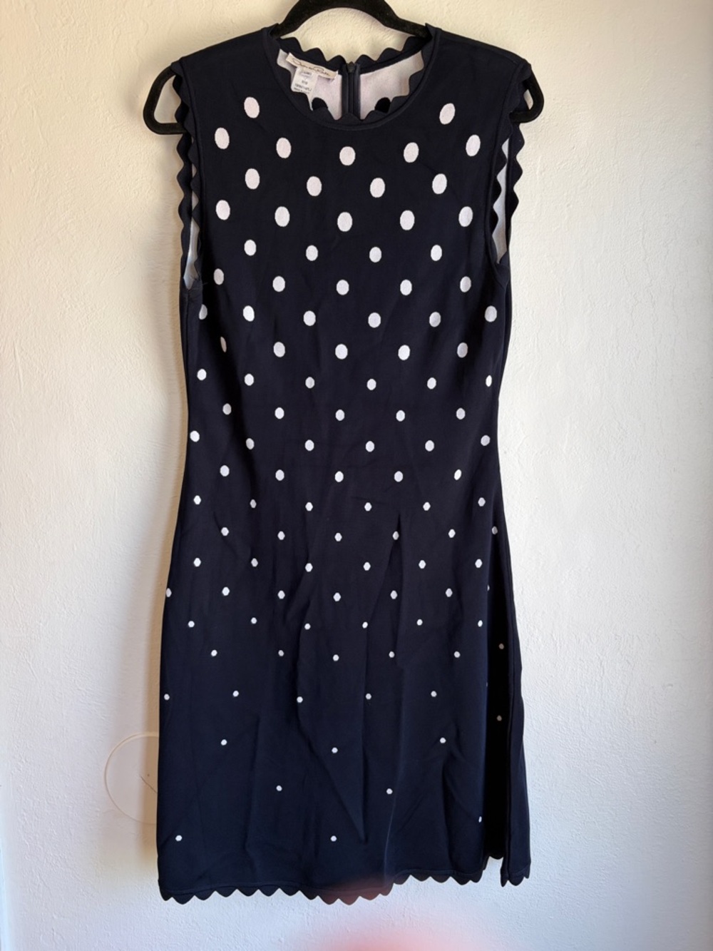 Oscar de la renta dress size large black white